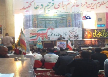 تکریم قشر مردم نهاد بسیج در آئین معنوی نماز جمعه شهرستان ملکان