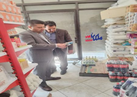 گشت مشترک نظارت بر عرضه و فروش کالاهای اساسی در شهرستان‌های ملکان و لیلان