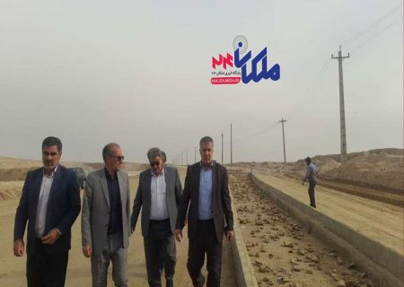 بازدید فرماندار ملکان از پروژه زیرسازی و آماده‌سازی مسیر مبارکشهر به ملکان با تأکید بر تسریع اجرای آسفالت
