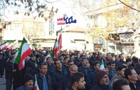 تجلی میثاق ٱمت با ولایت در راهپیمایی حماسه آفرین شهرستان ملکان