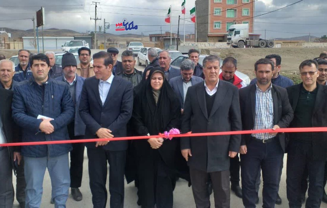 افتتاح آسفالت‌ریزی معابر عمومی روستای علی‌آباد‌قشلاق در آستانه دهه خجسته فجر