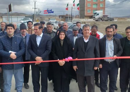افتتاح آسفالت‌ریزی معابر عمومی روستای علی‌آباد‌قشلاق در آستانه دهه خجسته فجر
