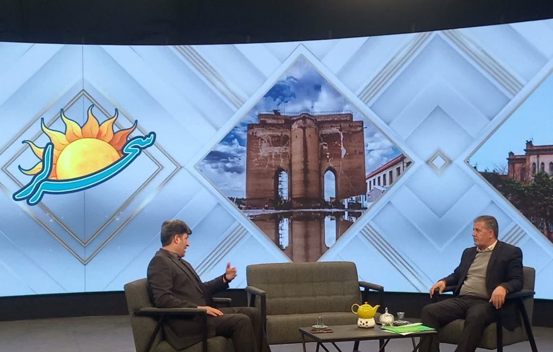 حضور فرماندار ملکان در برنامه سحرلر شبکه استانی سهند