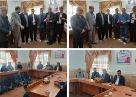 تجلیل از سیمبان‌های اداره توزیع برق شهرستان ملکان